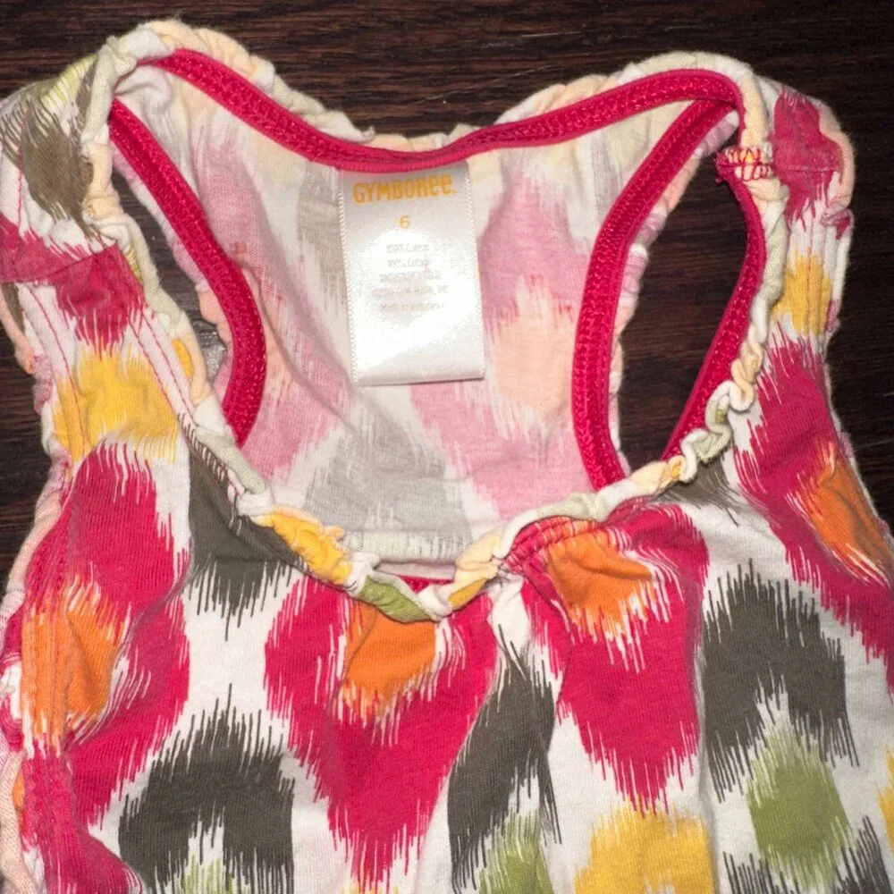 Gymboree 2000s Y2K ikat Print top